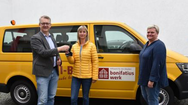 Liels paldies Bonifatiuswerk par Boni Bus!